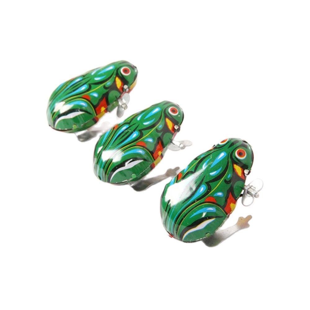 

3 комплекта забавных детских классических заводных железных прыгающих лягушек, игрушек, подарков на день рождения, пиньяты, набивки, рождественских подарков на фиесте