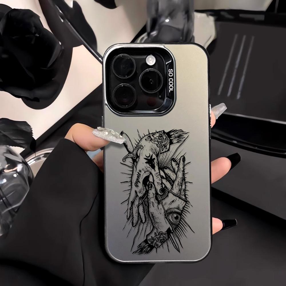 Phone Cases For iPhone 11 13 16 ProMax Case iPhone 13 14 15 ProMax 12 13 ProMax Case Samsung A55 A05S A54 A06 S22 A15 A12 A22 A52S S23 S24 Color IMD