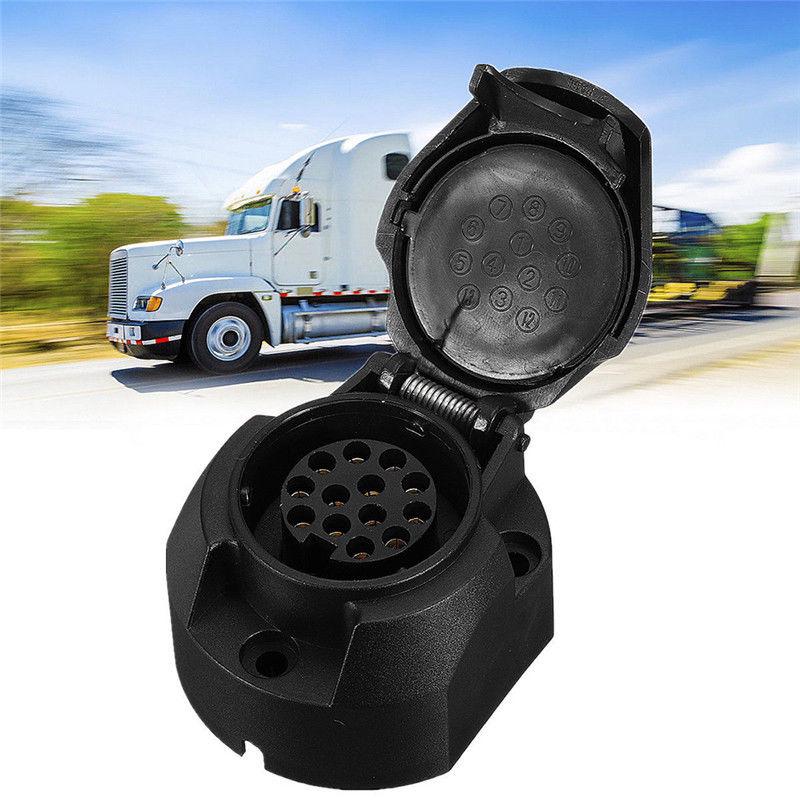 Trailer Truck 13Pin auf7Pin Stecker Adapter Konverter Anhängerkupplung Steckdose