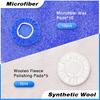 5 to 6 Inch Car Polisher Pad Bonnet, 15Pcs Car Polishing Bonnet Buffing Pads, 10*Microfiber+5*Woollen
