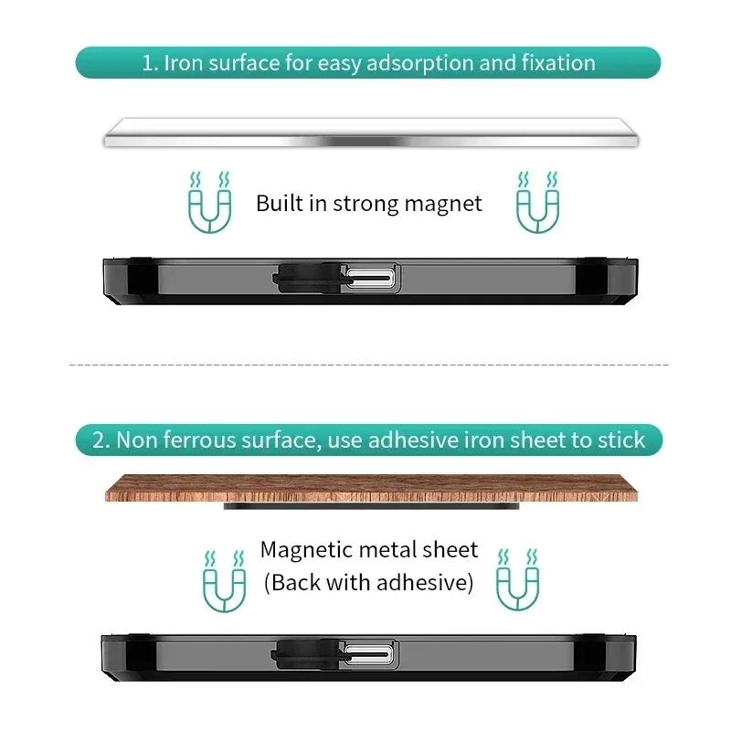 1/2/4PCS Car Door Light LED Welcome Light Magnetic Control USB Charging Auto Open Door Safe Anti-collision Emergency Signal Lamp