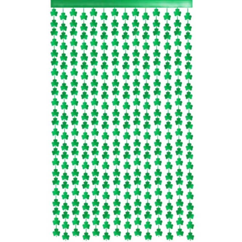 Green Pull Garlands Shamrocks Clovers Streamers Backdrops Banners Hangings StPatrick’s Day Party Decoration зелёный