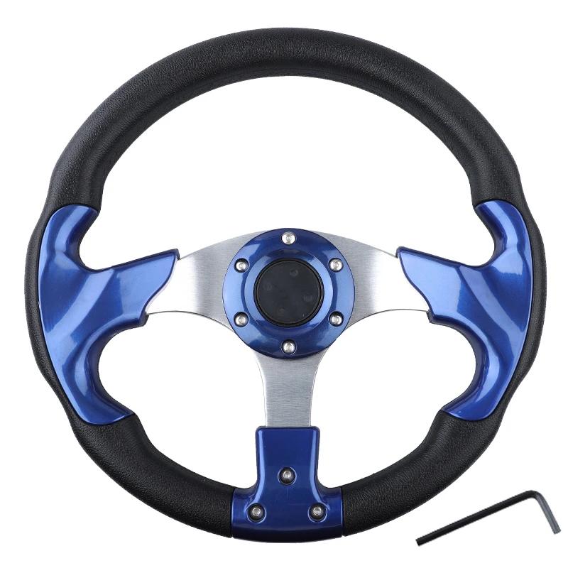 Racing Style 320mm 13 Inch Steering Wheel for YAMAHA Golf Cart EZGO Car Accessories