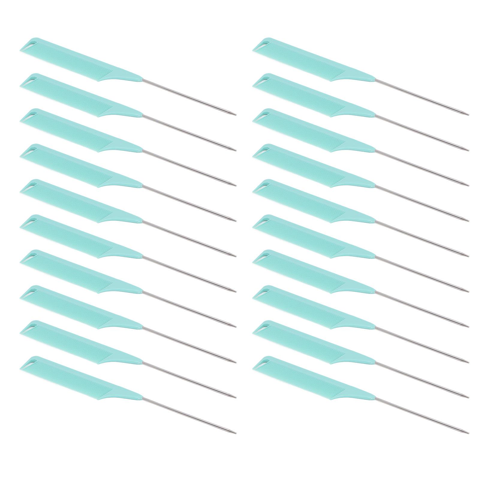 

20 шт. расчески для волос с крысиным хвостом, термостойкость, эргономичная ручка, распутывающая волосы