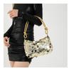 Glitzernde Pailletten Kunstleder Schultertasche, Trendige Damen-Clutch mit Kettenriemen, Retro Abend-Handtasche für Party und den täglichen Gebrauch