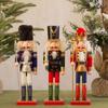 New Creative 30cm Wooden Nutcracker Puppet Soldier Ornament High Quality Christmas Decoration Home Furnishings