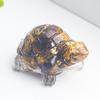 Tortoise Pocket Tortoise Figurine Animals Crystal Epoxy Turtle Statue Multiple Styles   Office