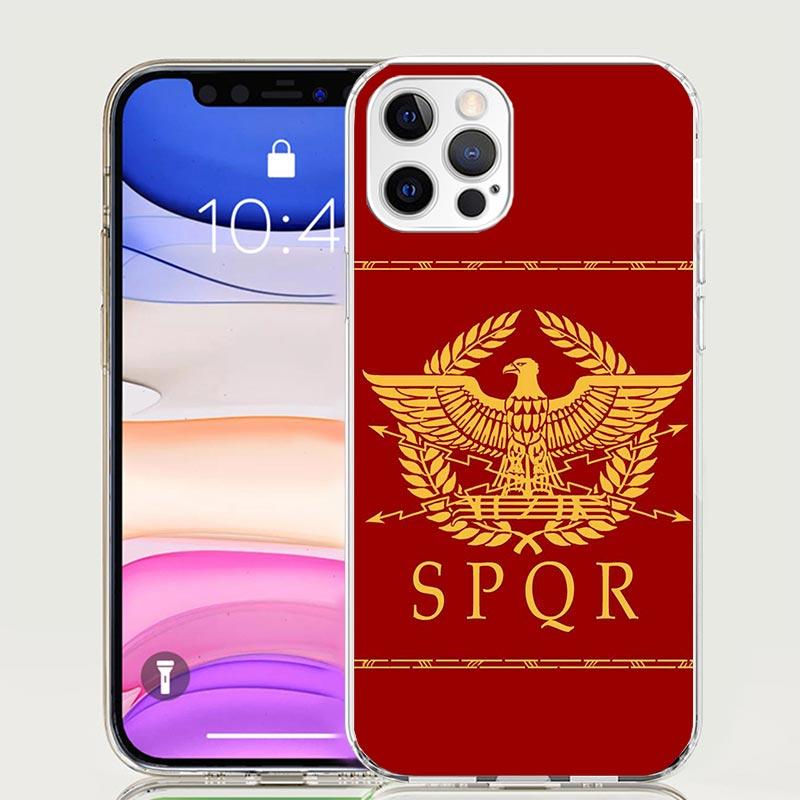 SPQR Roman Imperial Legionv Phone Case For iPhone 17 Air 16 15 Plus 11 14 Pro Max 13 Mini 12 7 8 + SE Pattern Art Customized Cov