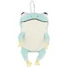 Shinada Global Mochi Series Mochikaeru Light Blue (Mini) 7 X 5 X 14cm Plush Frog Animal MOKR-0088LB