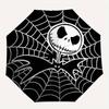 1pc Jack Skellington's Halloween Adventure Automatic Folding Umbrella - 3 Folding Design, Vivid Cartoon Pattern, Suitable for Outdoor Activi