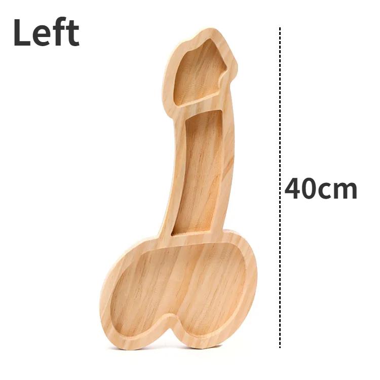 Festival Party Adult Parody Ornaments Kitchen Wooden Tray Food Storage Tray Bamboo and Wood Dinner Set Plates and Dishes