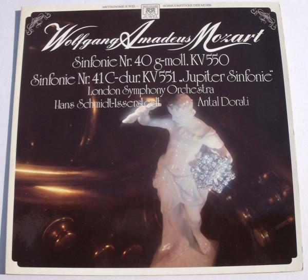 LP Record WOLFGANG AMADEUS MOZART  LONDON SY  Sinfonie Nr. 40 gmoll KV 550  Si 0140135 Metronome Juwel Germany Classical Used