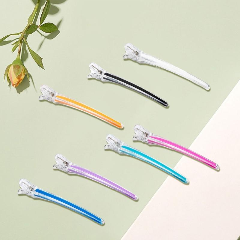 Pinze per Capelli a Becco d'Anatra, Pinze Alligatore Durevoli per Capelli da Donna, Pinze Lunghe a Becco d'Anatra, Pinze per Capelli per lo Styling dei Capelli