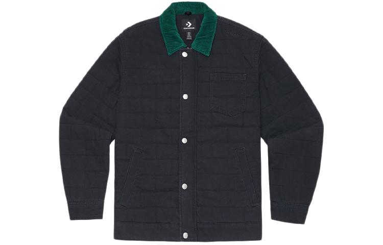Converse Jackets Men s Black Lapel Moderate Workwear 10019460-A02 XL