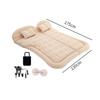 Inflatable Car Air Mattress Accessory Waterproof with Pump Bed Back Seat for Automotive