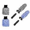 1Pcs Microfiber Car Wheel Brush Non-Slip Handle Easy To Cleaning Rims Spokes Tire Cleaning Brushes Car Accessory Car Wash
