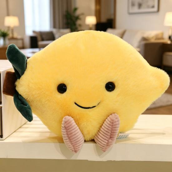 Mignon Mini Fruit Peluche Jouet Animaux en Peluche Doux pour Enfants Réaliste Câlinable Jouet à Câliner pour Machines à Griffes Prix Cadeau d'Anniversaire