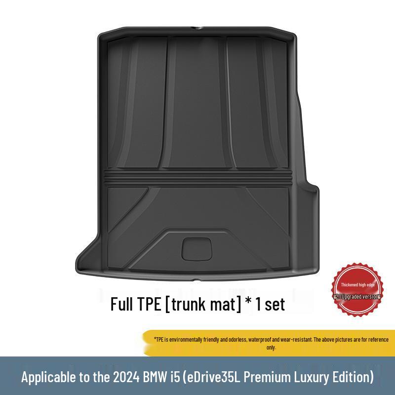 Eco-Friendly Waterproof TPE Floor Mats & Trunk Mat for 2024 BMW I5
