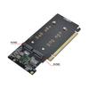 Xiwai 4X NVMe M.2 AHCI - PCIe Express 3.0 Gen3 X16 RAID Card VROC Raid0 Hyper Adapter.