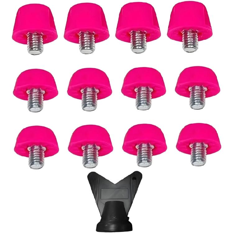 12 Piezas Profesionales Tacos de Repuesto para Botas de Fútbol Tacos de Fútbol Tacos para la Punta de la Bota de Fútbol Duraderos