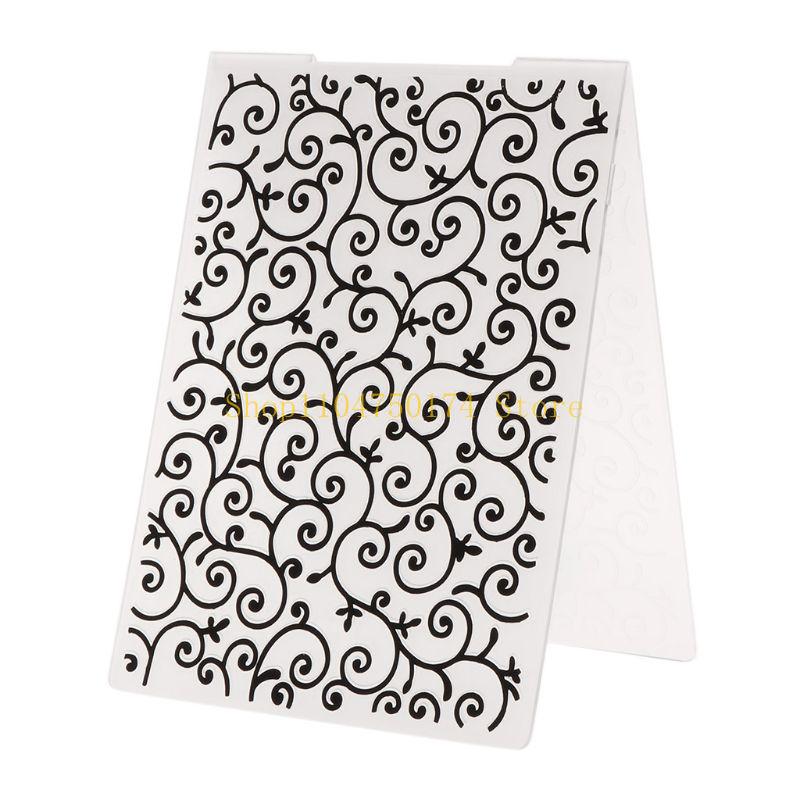 Flower Vine Plastic Embossing Folder Template for DIY Scrapbooking Photo Album Card Paper Making Craft Decoration top sale