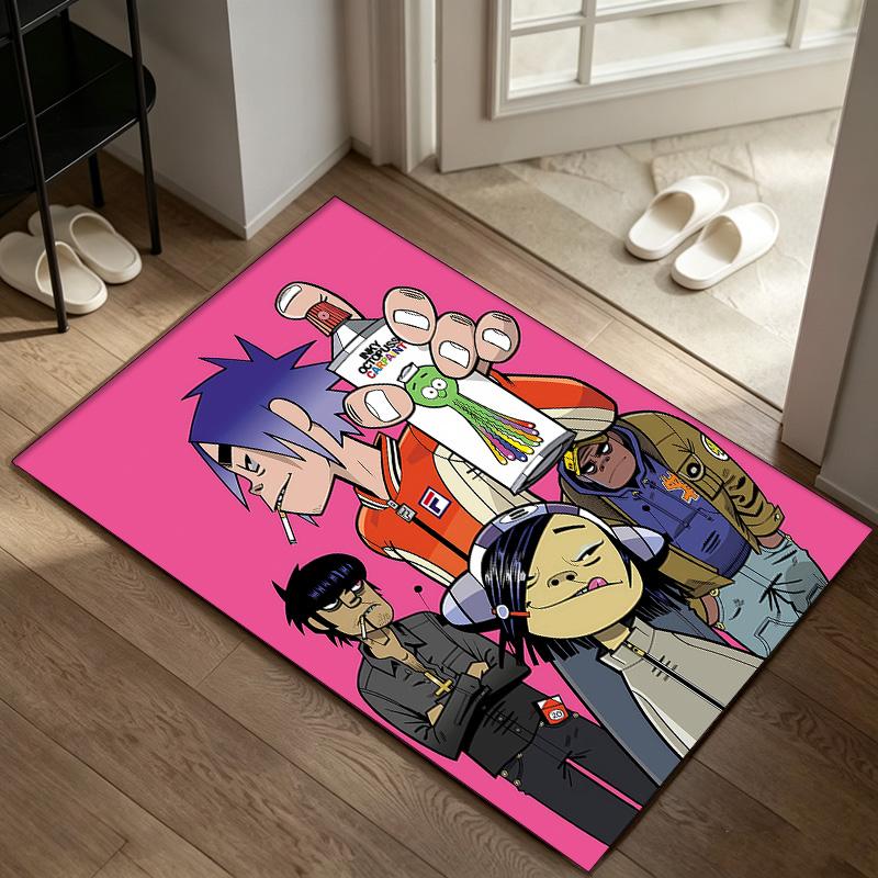 Gorillaz A A rug suitable for office chair areas living rooms and computer desks perfect for home offices and an ideal holiday gift