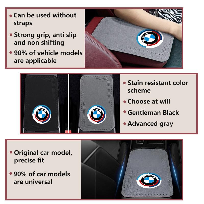 Car Seat Protection Center Console Armrest Mat Accessories For BMW X3 X5 M5 M3 E46 E90 E60 F10 E39 F30 E36 G30 E87 E70 CE6