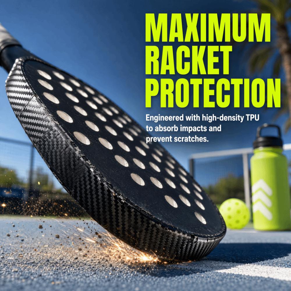 High Fit Pickleball Racket Edge Sticker TPU Paddle Head Edge Tape Tournament Use