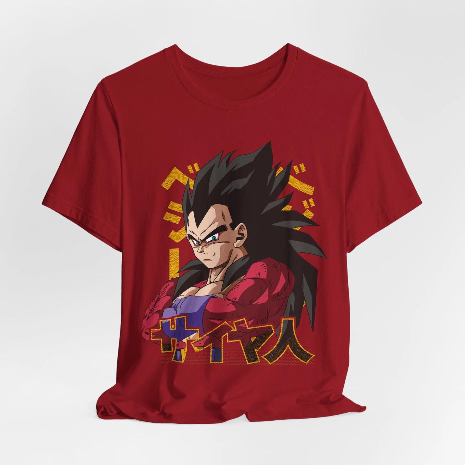 

Vegeta SSJ4 Power Surge Unisex Tee – Bold Anime Graphic Shirt for Saiyan Fans L
