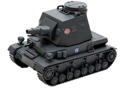 Ebro Girls Panzer German Panzer IV D Type Model Total Length 95mm Plastic Model 30001 & Non-scale Approx.