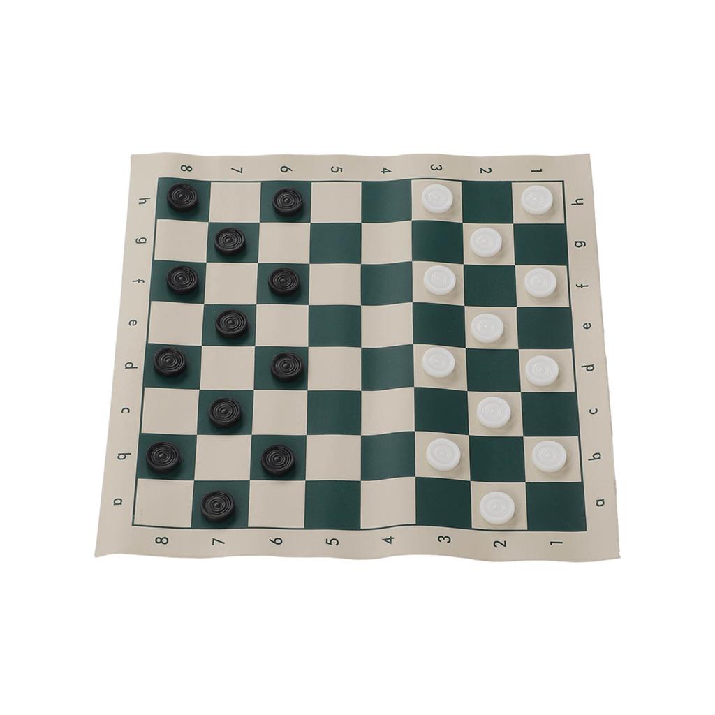 Chess Set Leisure 3 In 1 Plastic Chess Game Checkers Draughts Board Game for Kids Adults