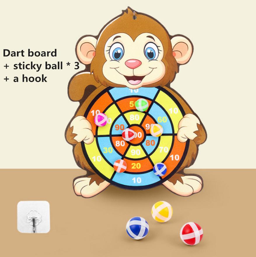 Children Goal Sticky Ball Darts Creative Throwing Party Outdoor Sports Indoor Cloth Toys Kids Educational Games Christmas Gifts