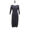 Shiz Madam V Embossed Pleats Dress