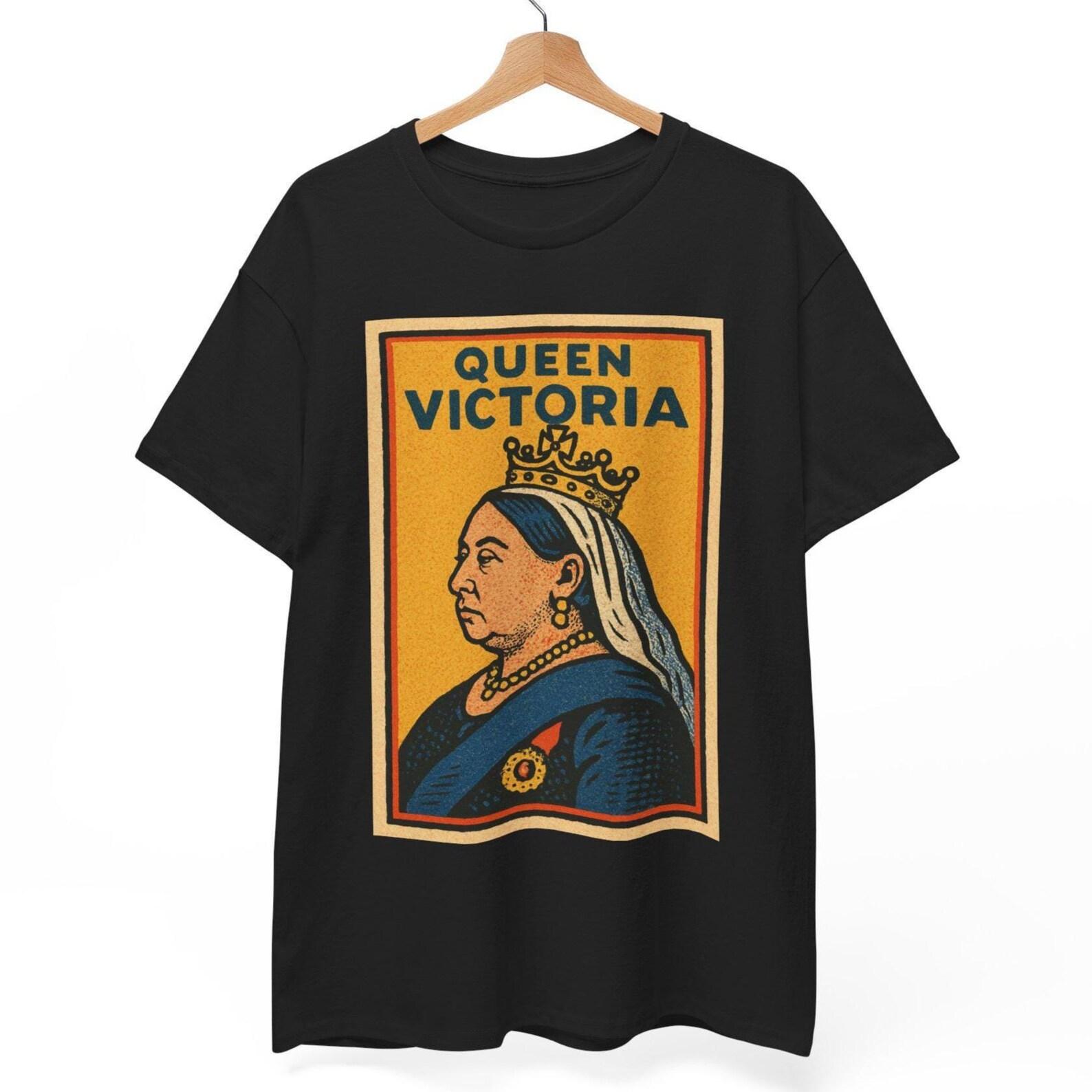 Queen Victoria T-Shirt: Retro Comic Royal Icon, History Lover Gift S