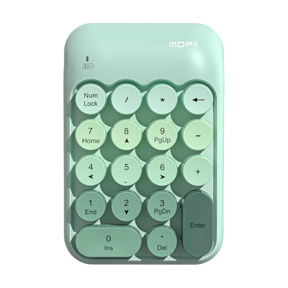 Rechargeable Digital Keyboard Colorful Accounting Keyboard Mini Portable Keypad  Office