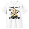 Unisex Same Hole Forever Funny Golf Minimalist Design Tshirts Cotton Tops Beach Y2k Retro Shortsleeved Tshirt O Neck Tshirt