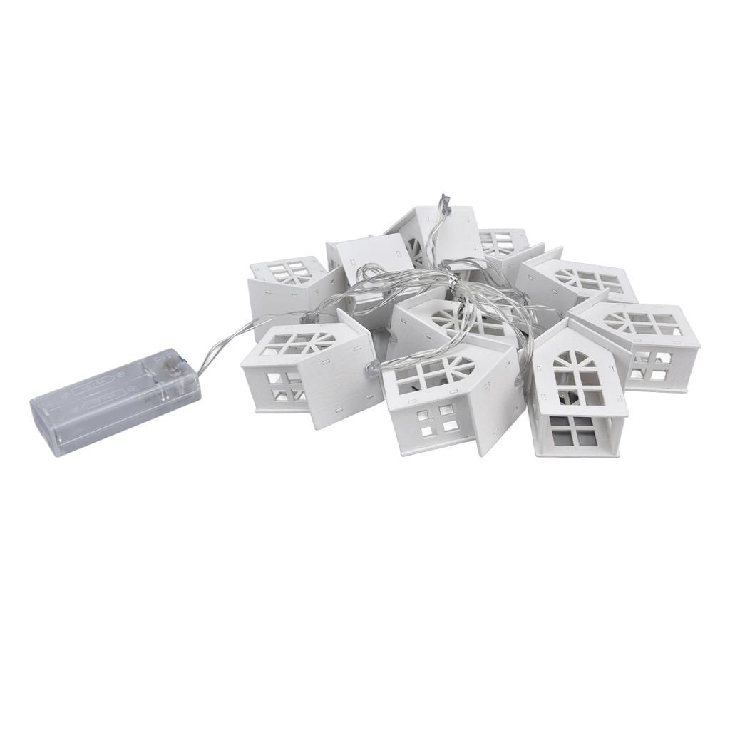 Holiday Light String 10 LED Battery Powered IP43 Waterproof Lamp String for Bedroom Garden Courtyard