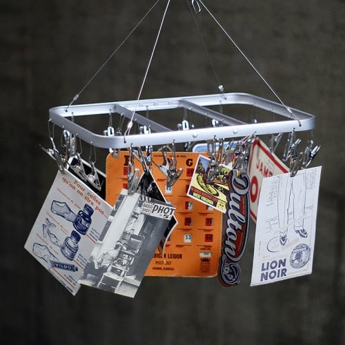 Dulton Large Hanger Clips, 26 Clips, Aluminum, 17 X 357 X 270mm, RN-0429L/26, a Versatile Hanger That Blends Seamlessly Into Your Everyday Life