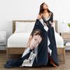 Kpop Group Lngshot  Printed Blanket For Men Women Ultra Soft  Throw Blankets for Bed 50x60 Inches Multi-size