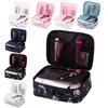 Portable Travel Waterproof Flower Flamingo Cosmetic Bag Mini Wash Pouch Handbag