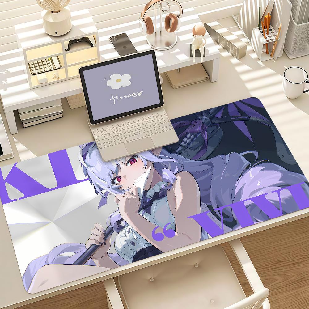 Game Zenless Zone Zero Mouse Pad Anti Slip Rubber Edge Locked Thickened Laptop Gaming Desk Mat