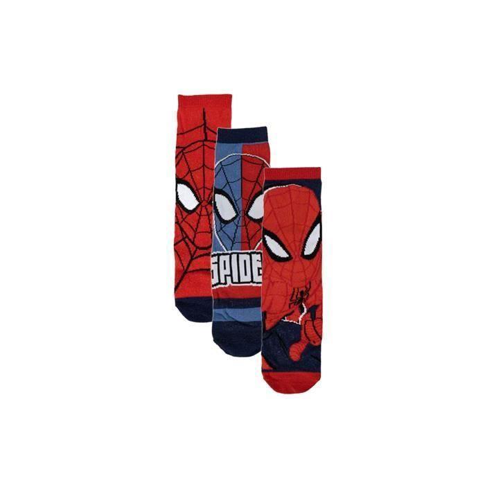 Chaussettes - CERDA - Spiderman - Pack de 3 - Douces et respirantes - Garçon