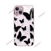 European and American hot-selling trendy brand black butterfly is suitable for Apple 17promax fashion sense mobile phone case 16 women's glass case
