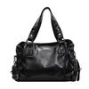 Large Capacity PU Shoulder Bag Rivet Buckle Thread Solid Casual Tote Crossbody Bag 2025 Hot Sale Bags for Women Bolsas Femininas