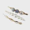 Korean Pearl Gravel Hairpin Set: Sweet Dongdaemun Style Headdress for Women
