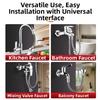 Rotating Faucet Extender with Three Water Flow Modes for Kitchen Use Flexible Splash Guard and Easy Installation