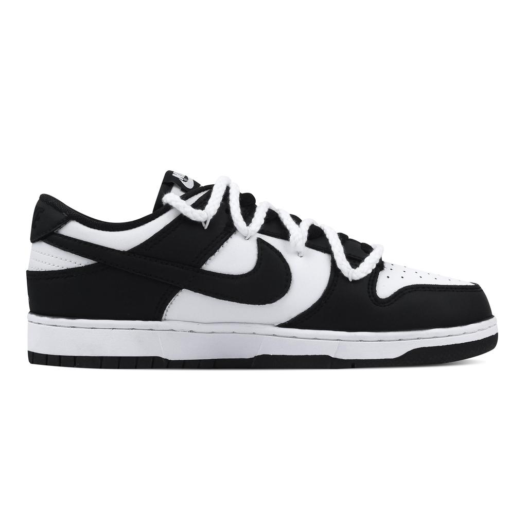 Nike Dunk White Ink Recognition 1 Abrasion Resistant Low top Skateboard Shoes Unisex Black White HF5441-100(Team773-1)