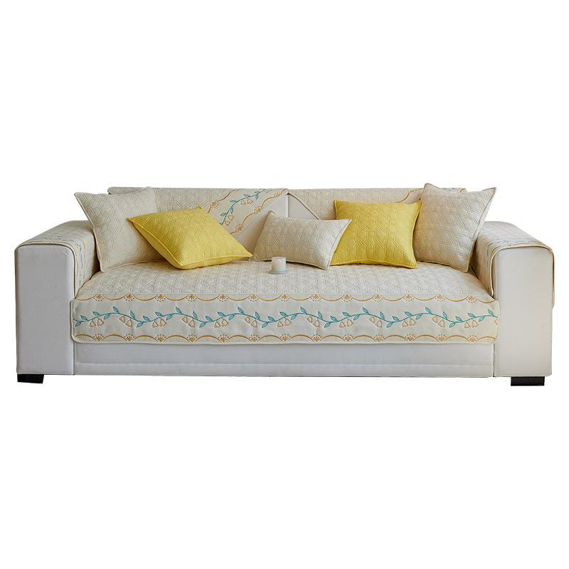 Korean Sofa Cushion New High-End Non-Slip Seat Cushions Four Seasons Universal Sofa Cover Cover Cloth Backrest Towel