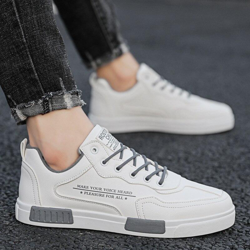 Men 'S Non -Slip Leather Casual Shoes Formal Wear Lightweight Men 'S Shoes Fashion Trend Outdoor Walking Shoes