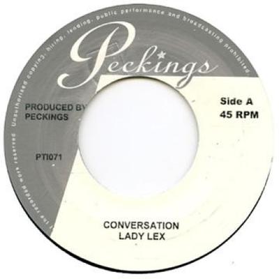 7inch Record LADY LEX / GI JOE, JOOKSIE - Conversation / Fake Friends PTI071 Peckings 2012 UK Reggae, Ska & Dub Used